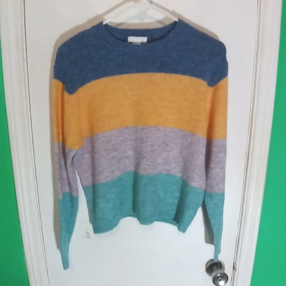 H&M Striped Wool Blend Sweater - Picture 2 of 8